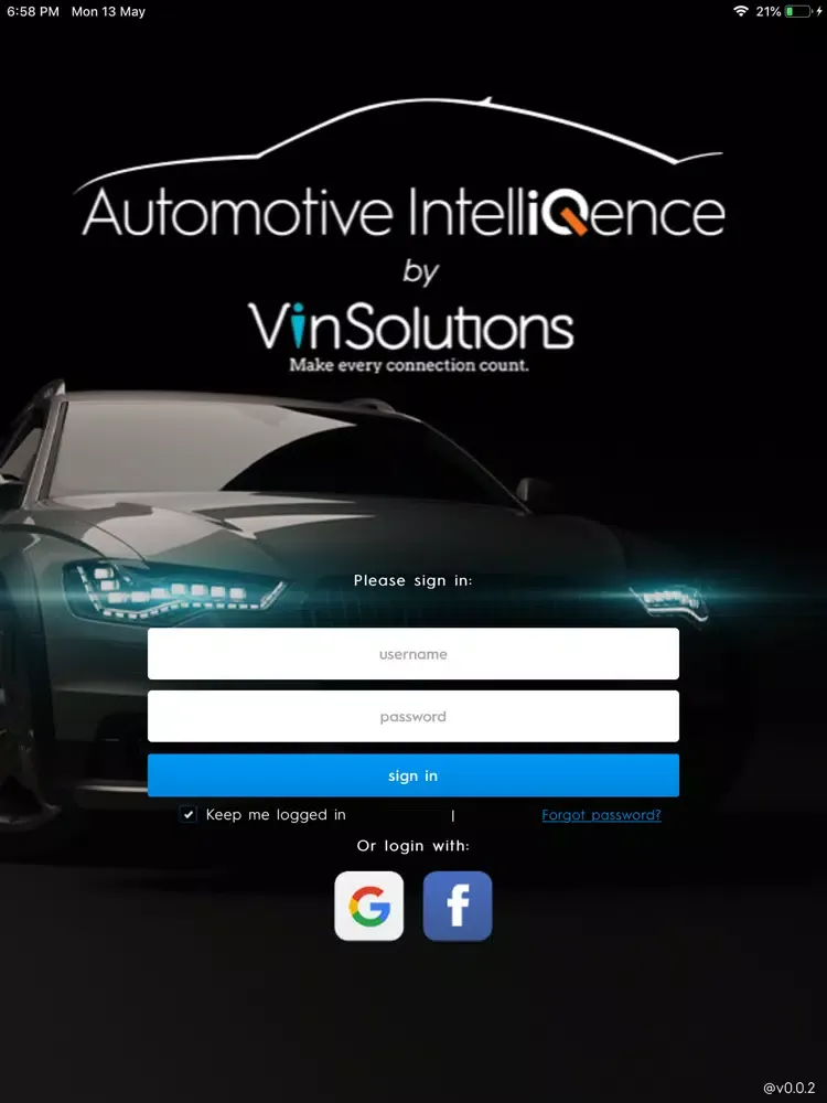 Zrzuty ekranu Automotive IntelliQence iPad 