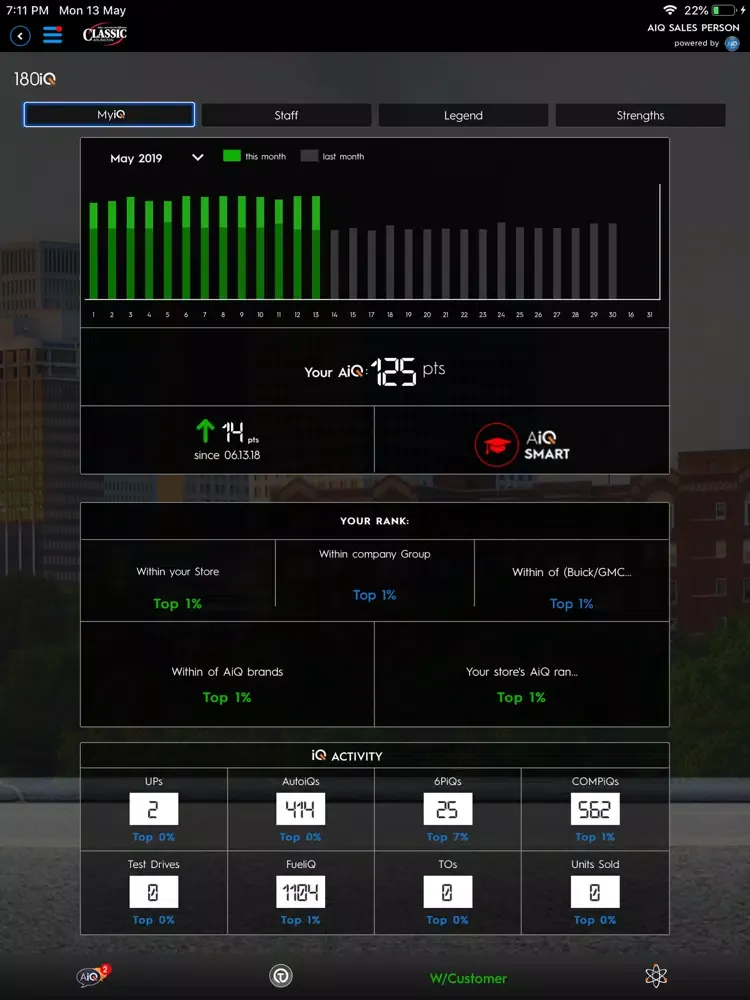 Zrzuty ekranu Automotive IntelliQence iPad 