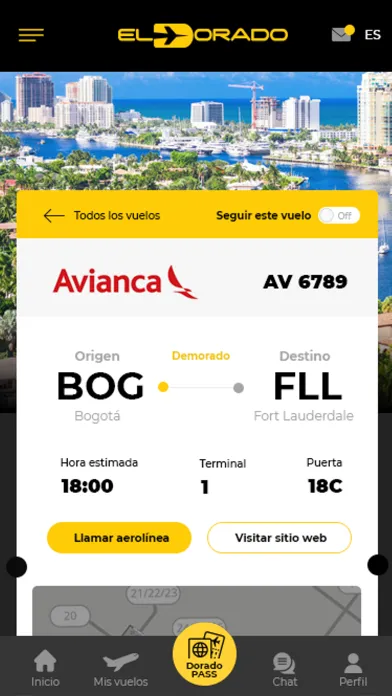 Aeropuerto El Dorado Ekran Görüntüleri