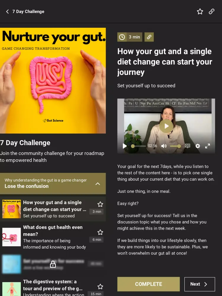 Gut IQ سکرین شاٹس