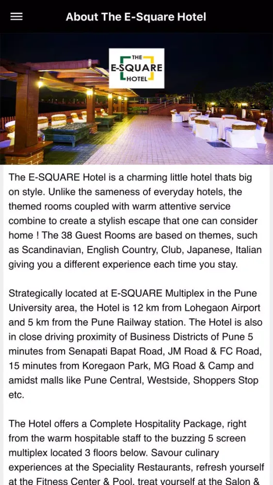 THE E-SQUARE HOTEL سکرین شاٹس