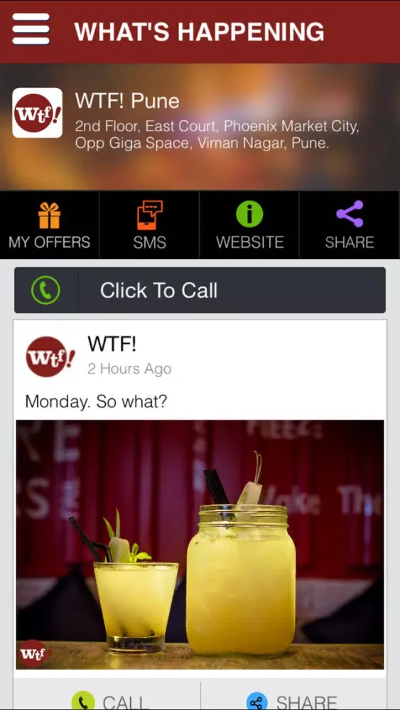 Ảnh chụp màn hình của Wtf! Pune