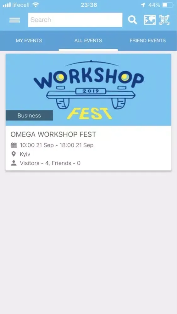 ภาพหน้าจอของ Omega WORKSHOP Fest