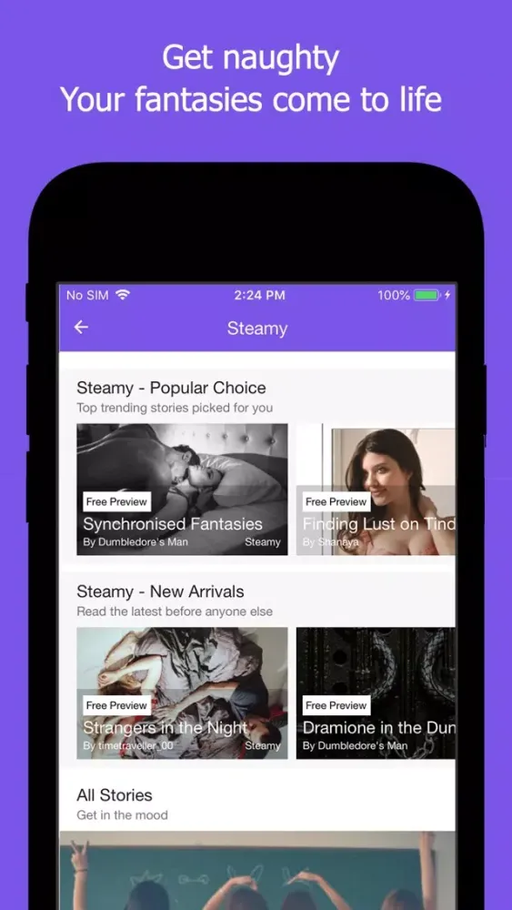 Captures d'écran de Plop: Read Text & Chat Stories