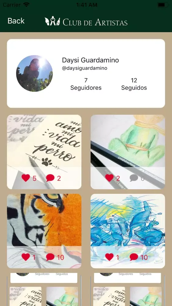 Club de Artistas স্ক্রিনশট