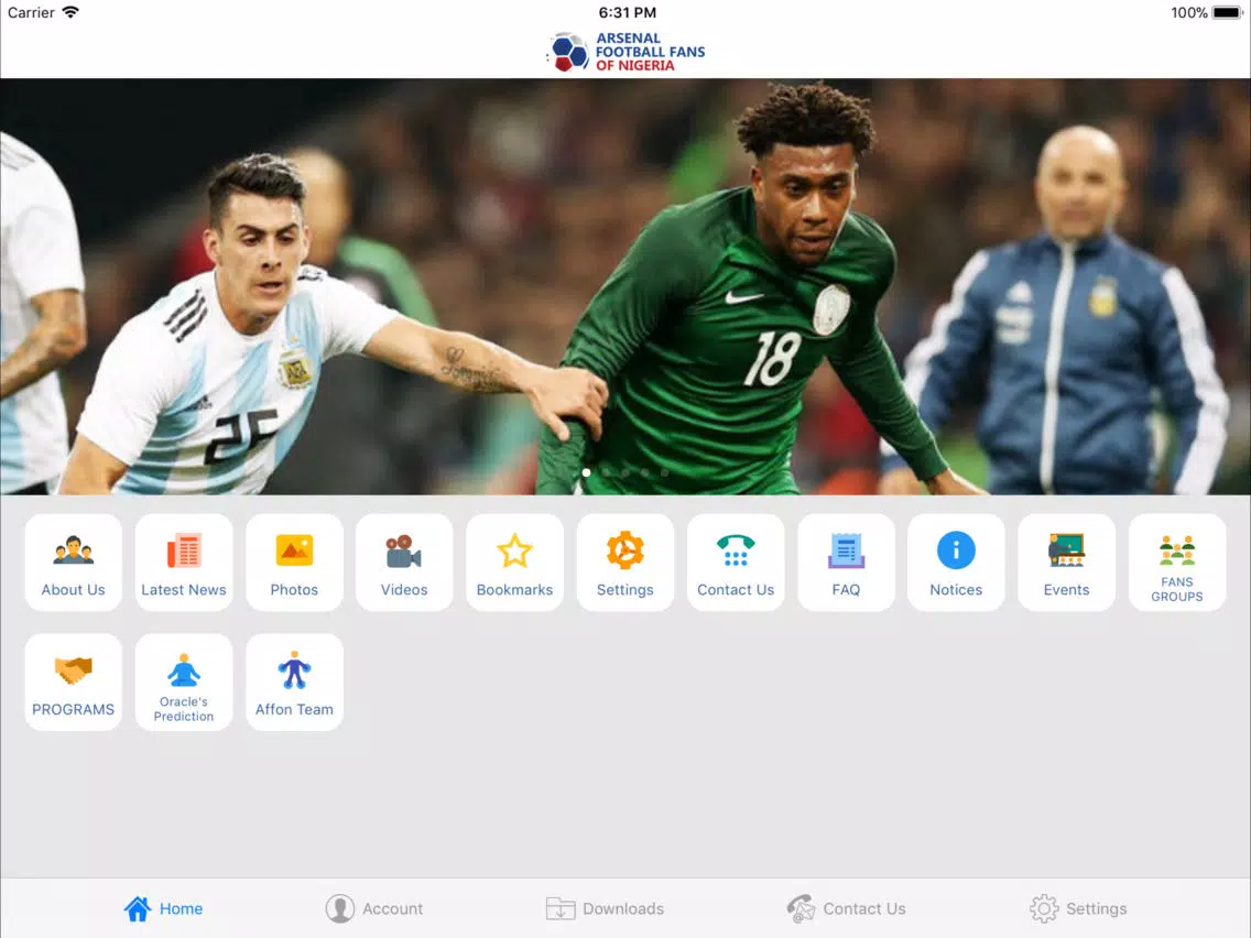 Ảnh chụp màn hình của AFFON iPad 