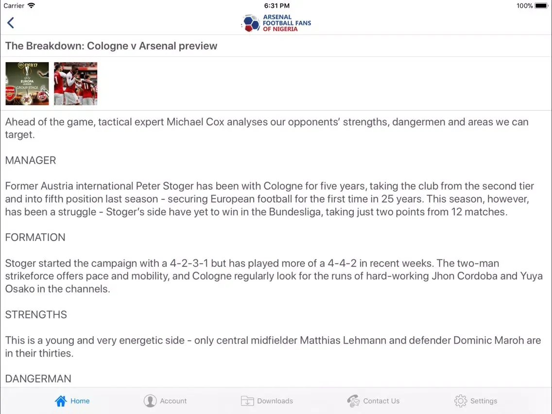 Screenshot di AFFON iPad 
