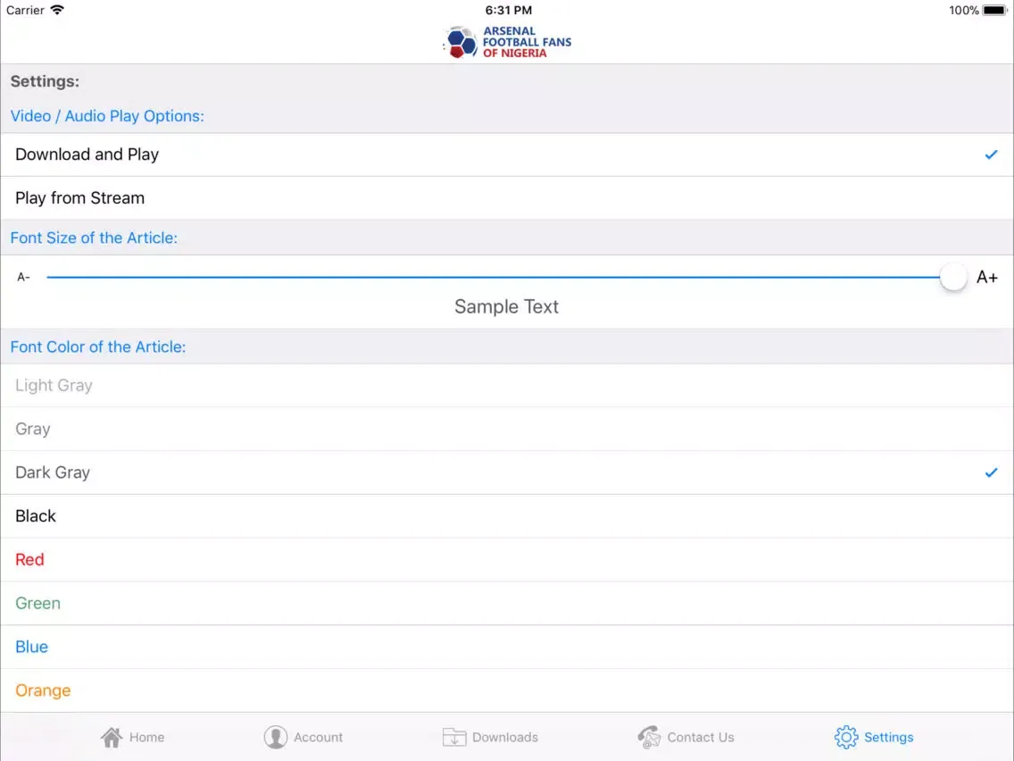 Screenshot di AFFON iPad 