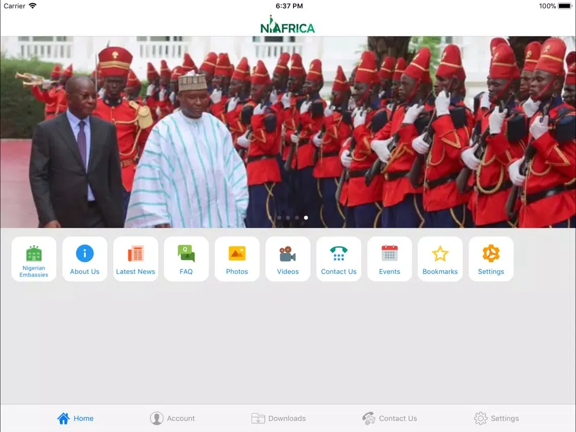 NIAFRICA iPad 应用截图