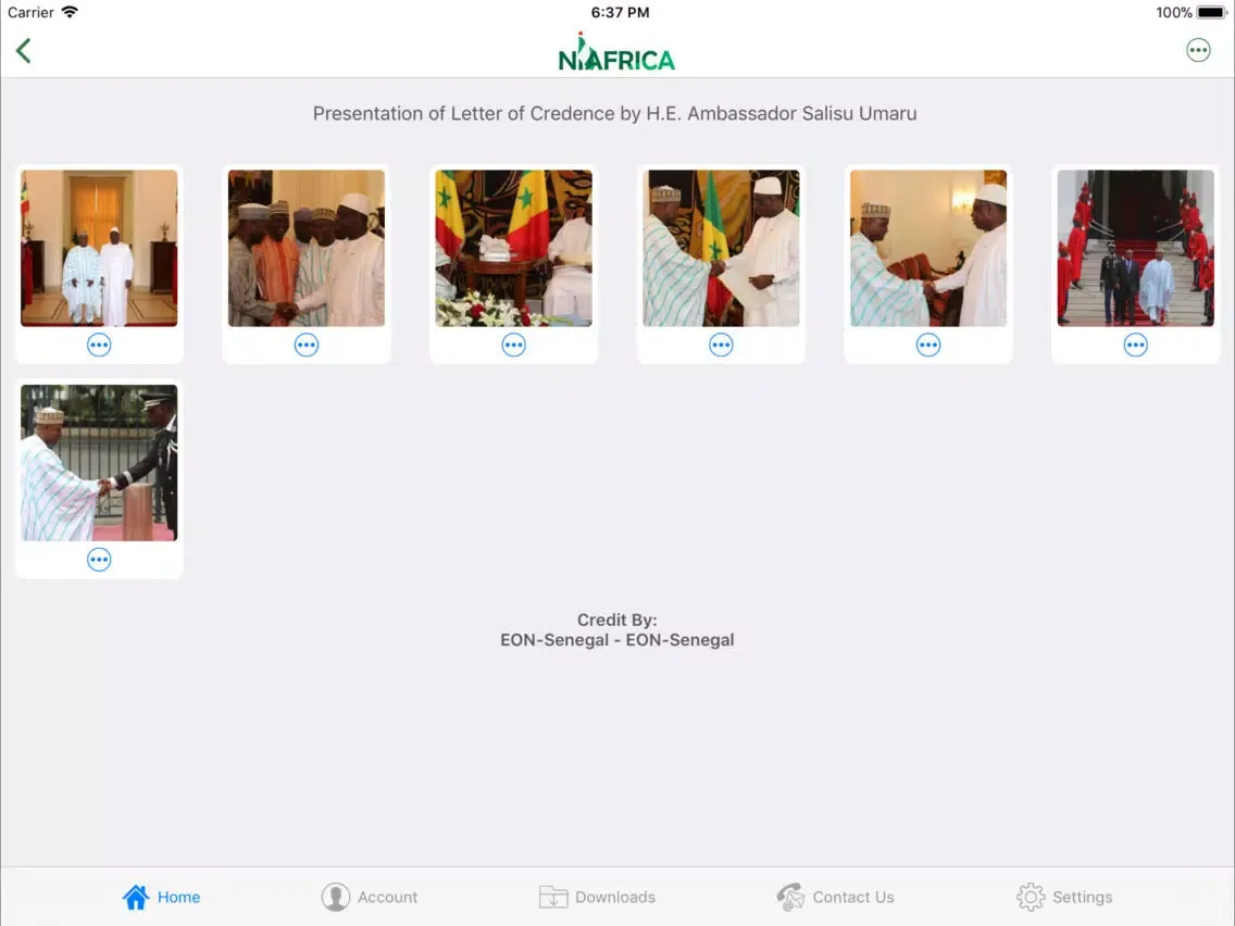 NIAFRICA iPad 应用截图