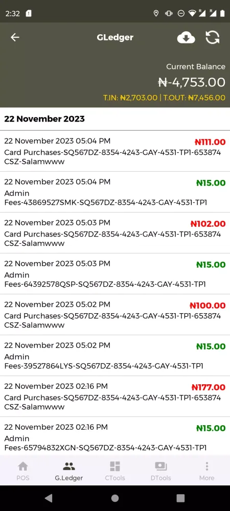 TPASS Driver Screenshots