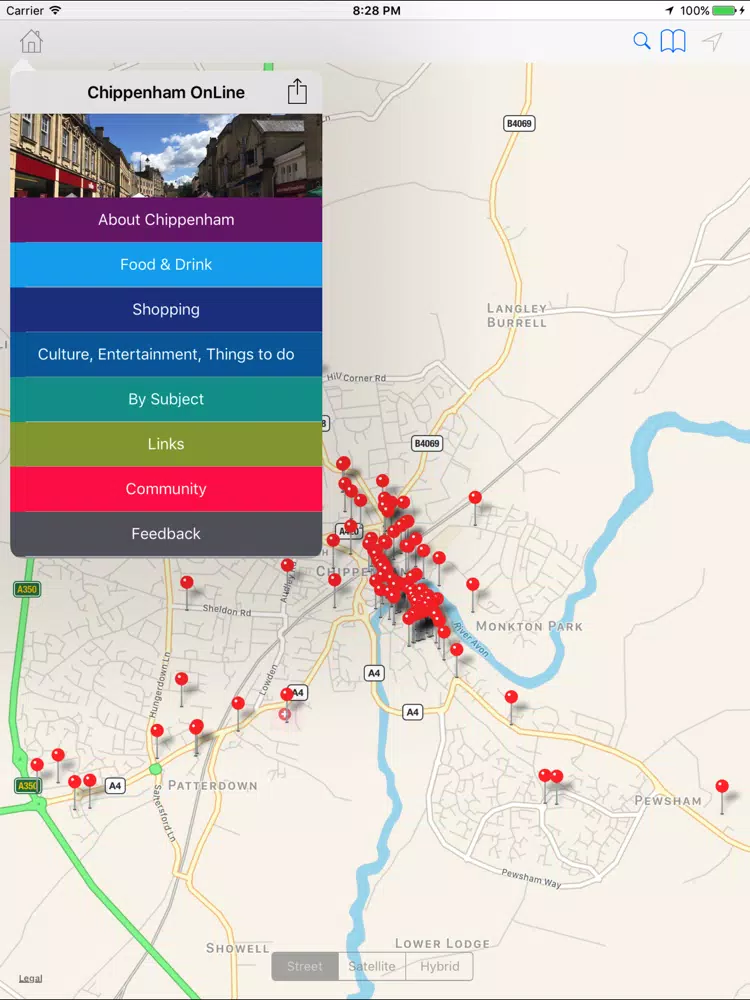 Chippenham OnLine iPad  Screenshots