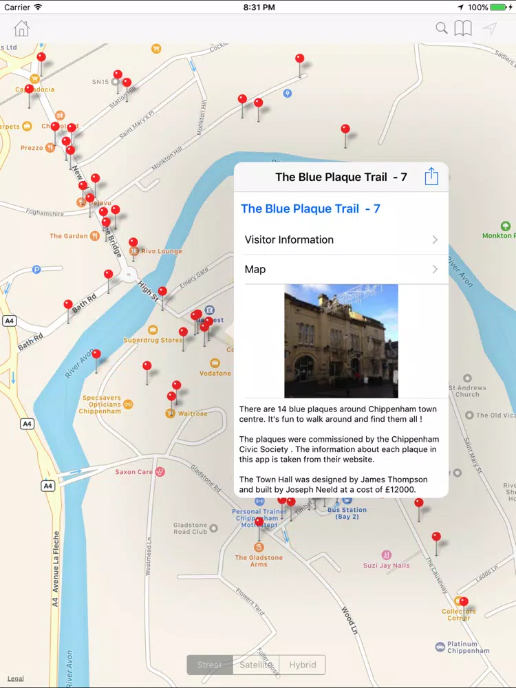 Chippenham OnLine iPad  Screenshots
