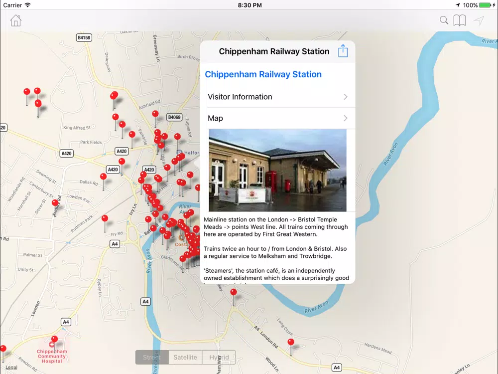 Chippenham OnLine iPad  Screenshots