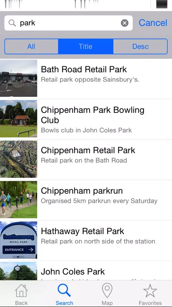 Captures d'écran de Chippenham OnLine