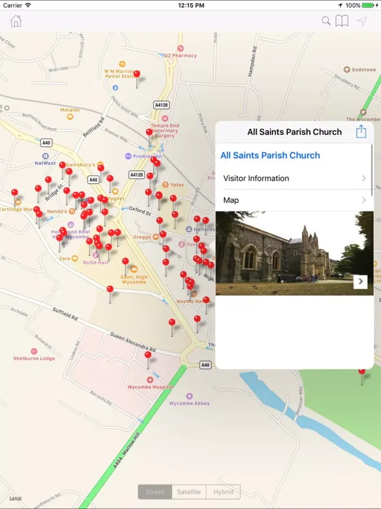iWycombe iPad 应用截图