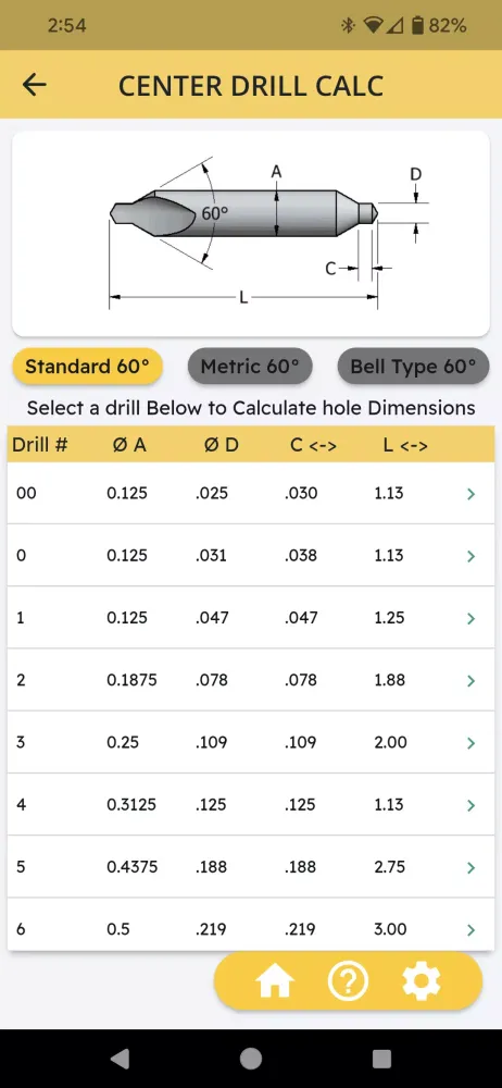 Capturas de tela do CNC Machinist Calculator Ultra