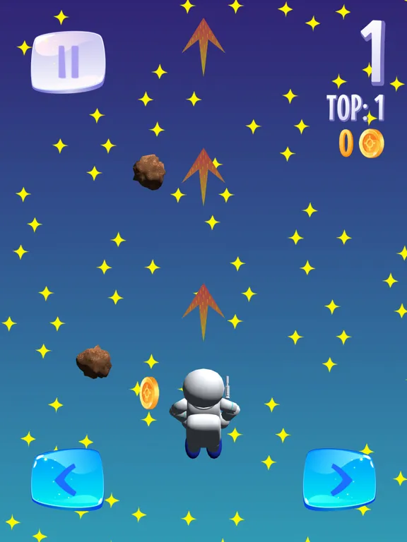 Space Man Survive iPad  스크린샷