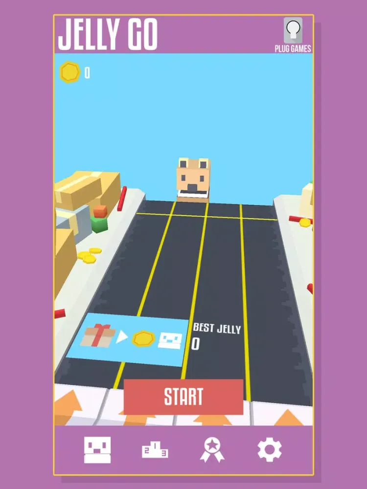 Tangkapan skrin Jelly Go iPad 