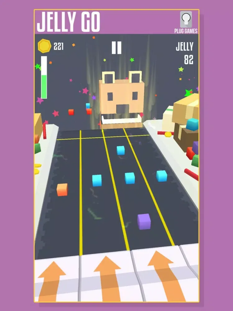 Tangkapan skrin Jelly Go iPad 