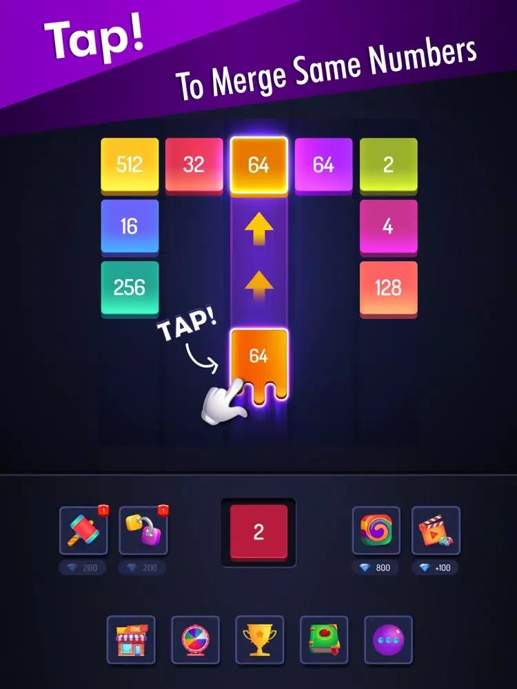 تصاویر B Blocks - Merge Numbers 2048 iPad 
