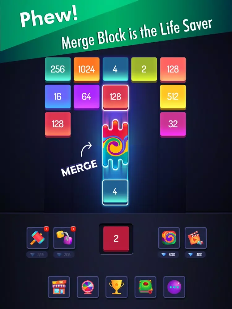 تصاویر B Blocks - Merge Numbers 2048 iPad 
