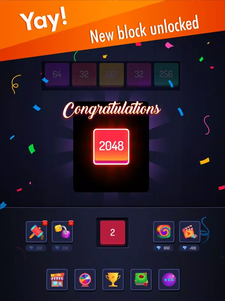 تصاویر B Blocks - Merge Numbers 2048 iPad 