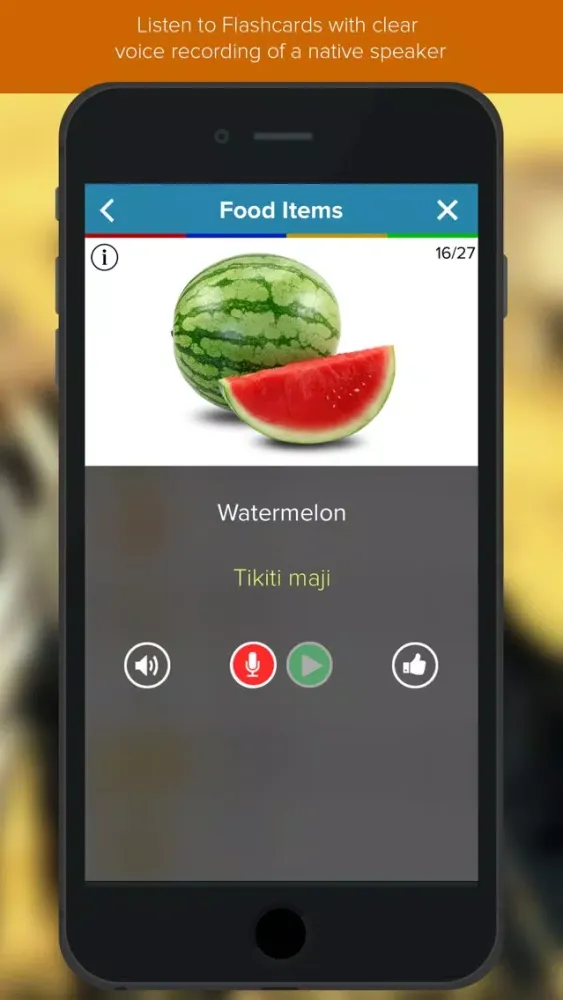 Captures d'écran de Pocket Swahili - Essential Travel Phrases with Flashcards