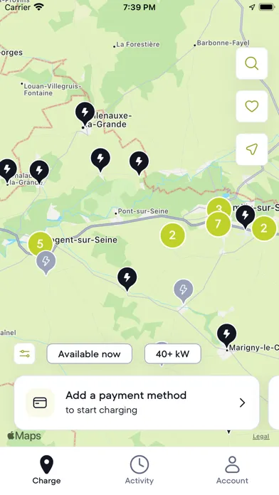 Ouest Charge Screenshots