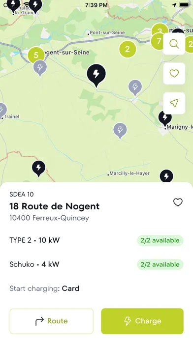 Ouest Charge Screenshots