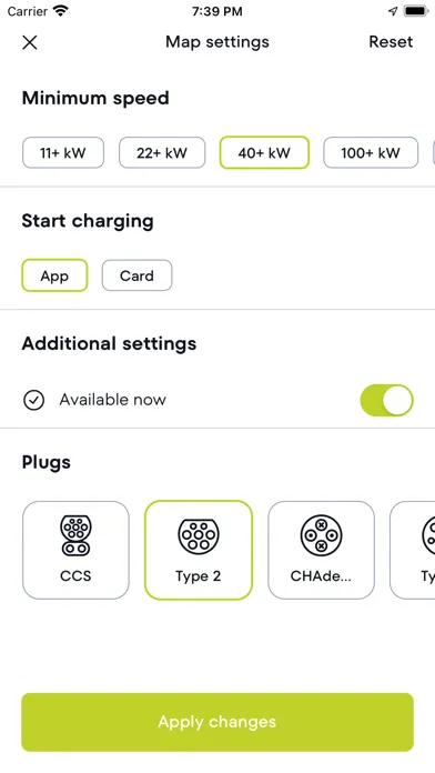Ouest Charge Screenshots