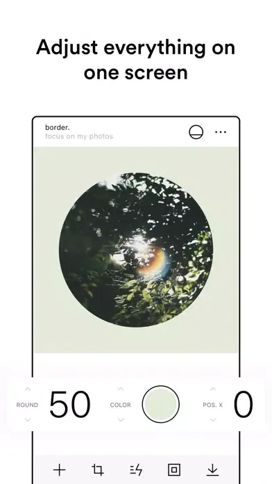 Tangkapan layar Border - Focus on My Photos