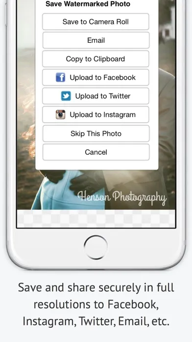 Ảnh chụp màn hình của iWatermark Lite Watermark Pics
