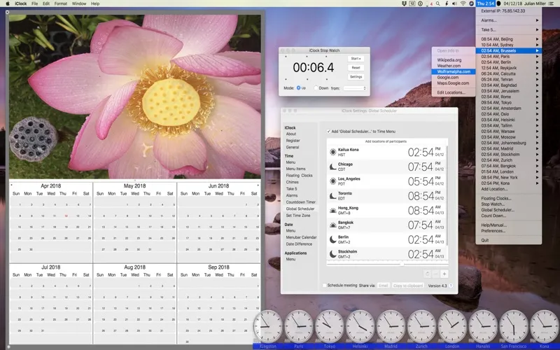 iClock S-Clocks/Chimes/Alarms應用截圖