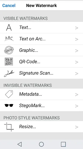 iWatermark+ Watermark Manager Screenshots