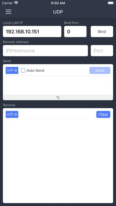 Network Kit - TCP UDP debugger স্ক্রিনশট