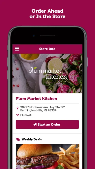 Tangkapan layar Plum Market Food Service