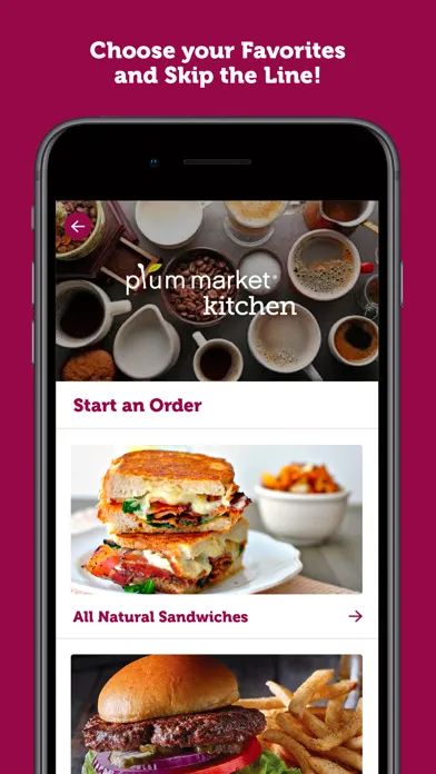 Tangkapan layar Plum Market Food Service