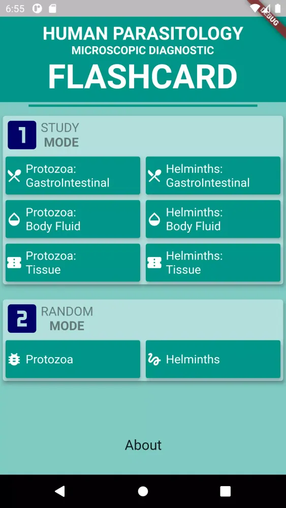 Human Parasitology Flashcard স্ক্রিনশট