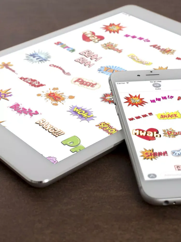 Скриншоты Comic Book Pow Stickers iPad 
