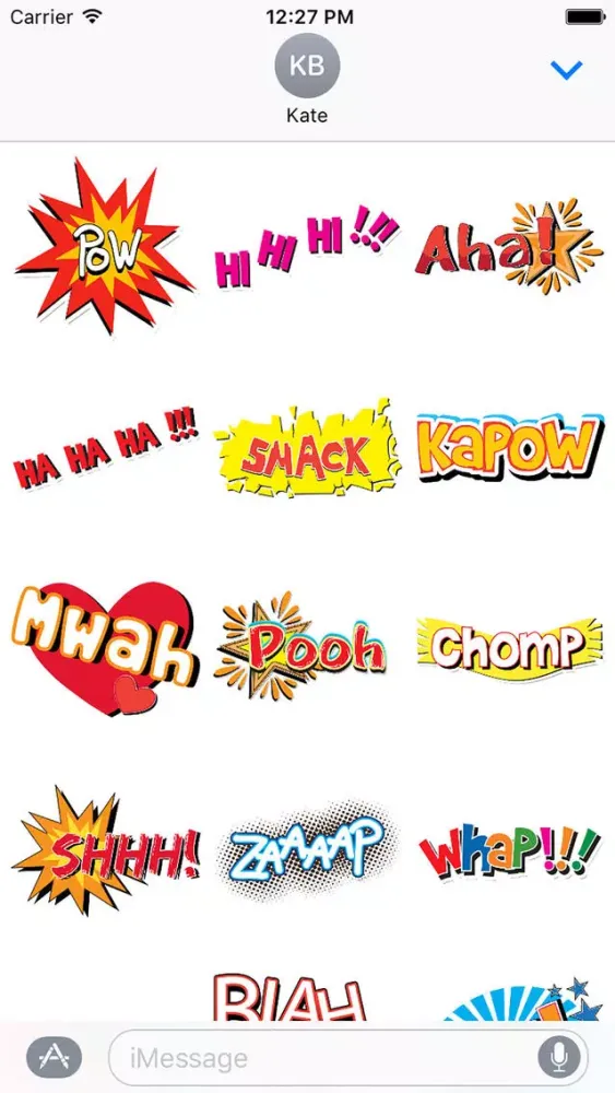 Скриншоты Comic Book Pow Stickers