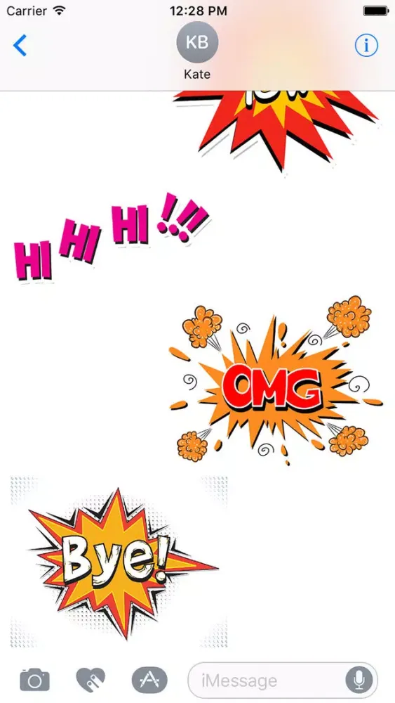 Скриншоты Comic Book Pow Stickers