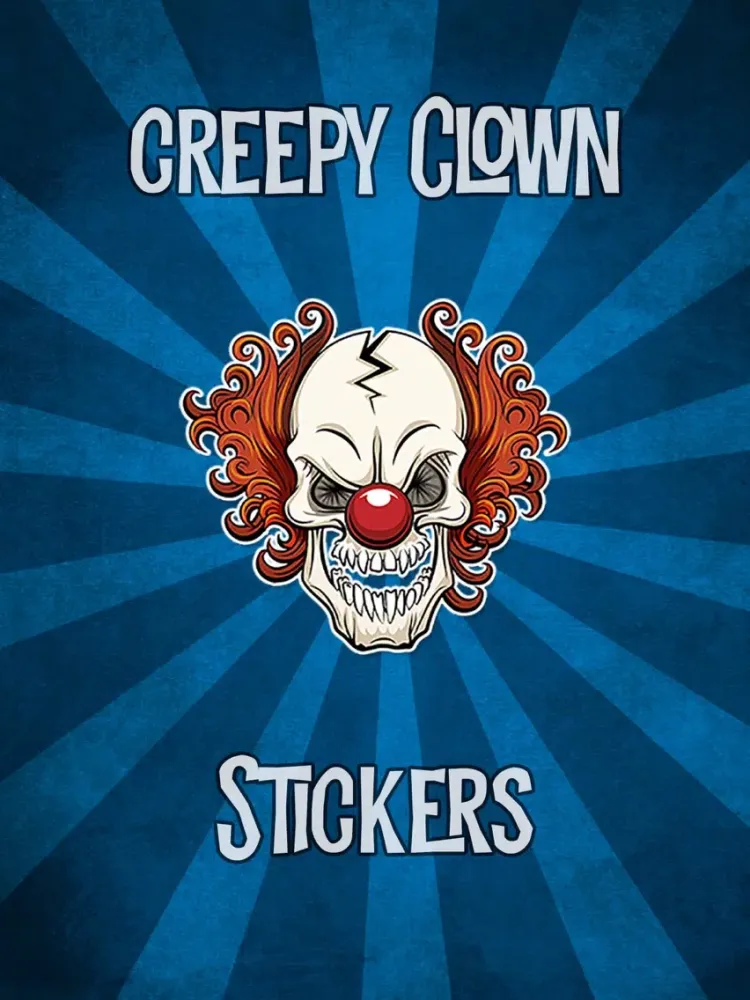 Creepy Clown Stickers iPad  スクリーンショット