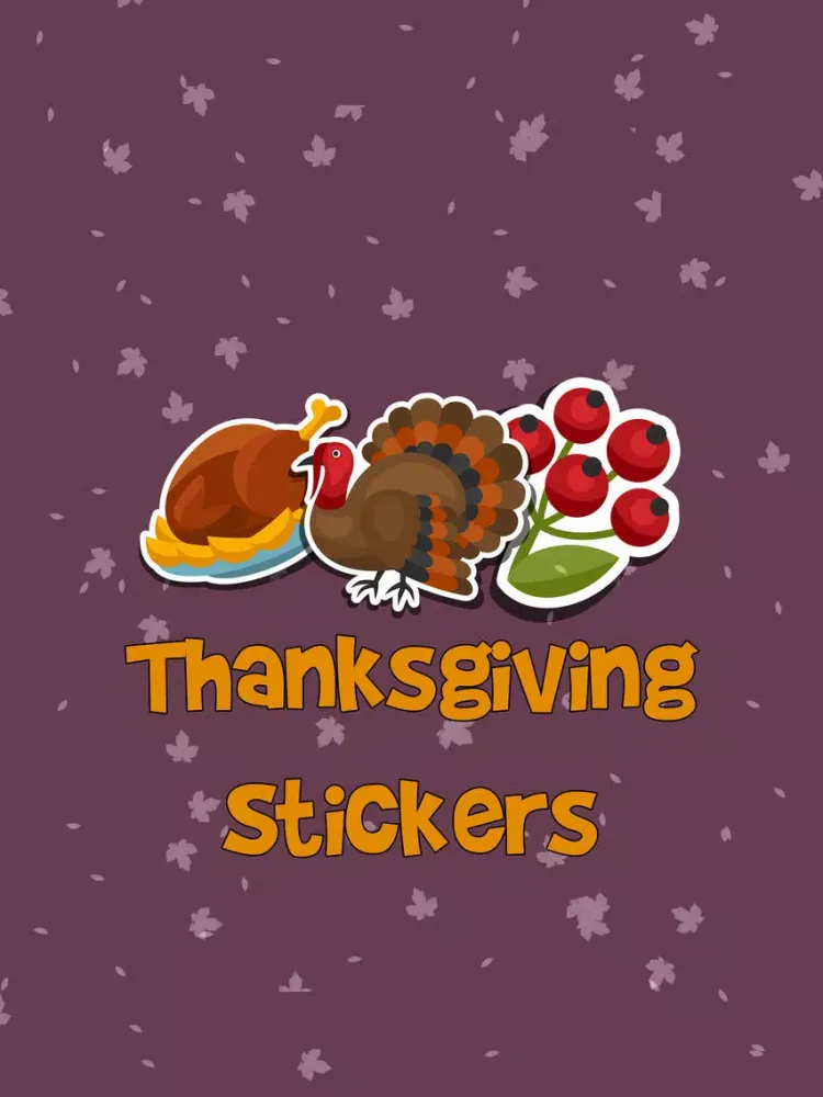 Hello Thanksgiving Stickers iPad  Screenshots