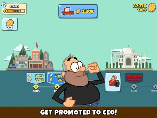Toilet King: Run for Promotion iPad  Ekran Görüntüleri