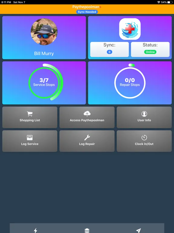 صور Paythepoolman+ iPad 