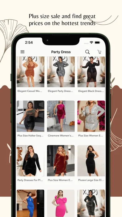 Ảnh chụp màn hình của Plus size women clothing shop