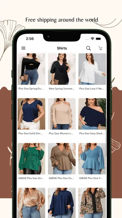 Ảnh chụp màn hình của Plus size women clothing shop