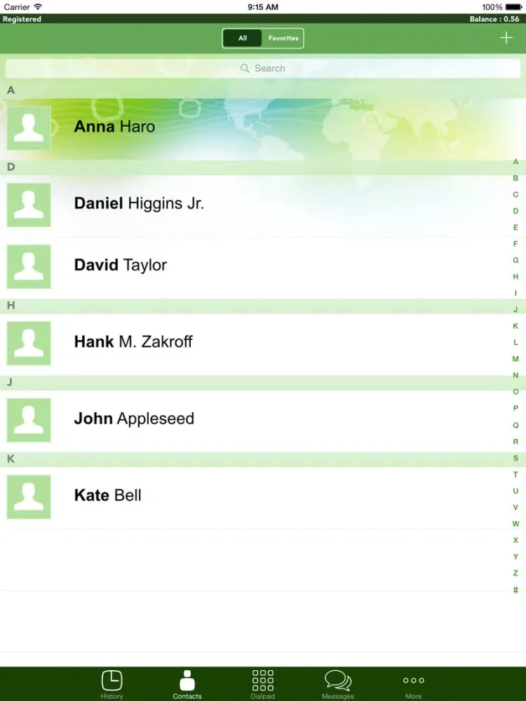 صور ONYX Dialer iPad 