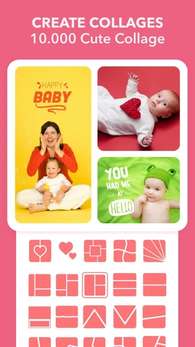 Tangkapan layar Baby Photo Editor: Pic Journal